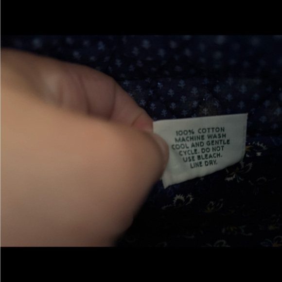 Vintage Vera Bradley Floral Quilted purse - Blue and Yellow - Picture 5 of 6